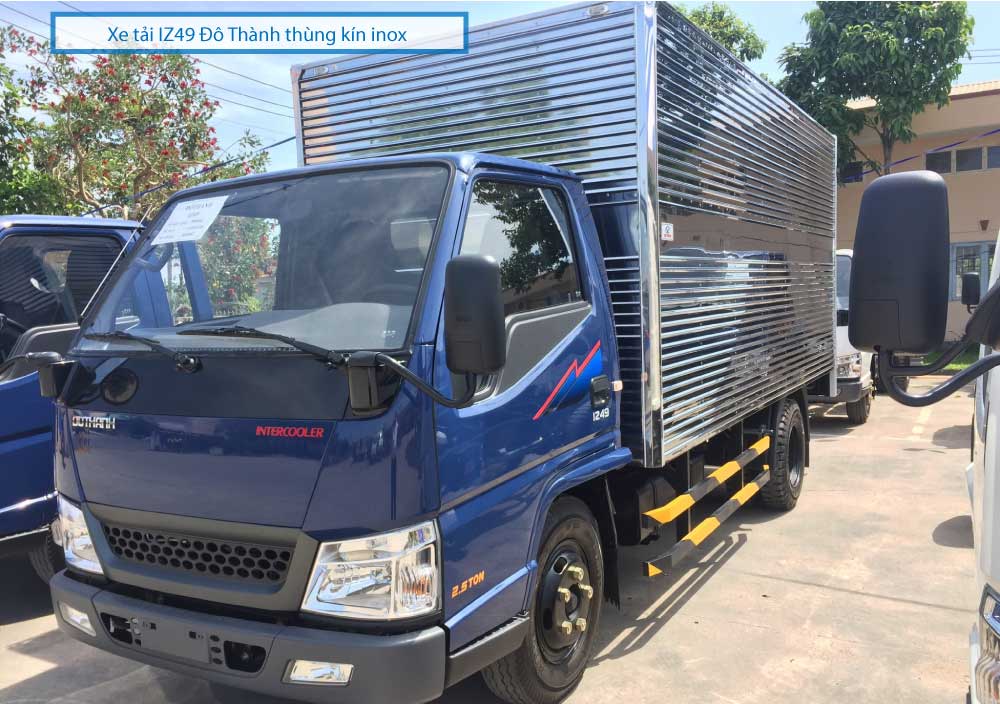 Bảng giá xe tải IZ49 Đô Thành thùng mui bạt, kín, lửng (09/2022)